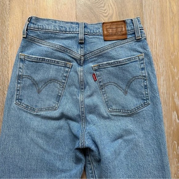 Levi's Jeans Ribcage Straight Ankle Tango Fade - Size 26 - Picture 6 of 16